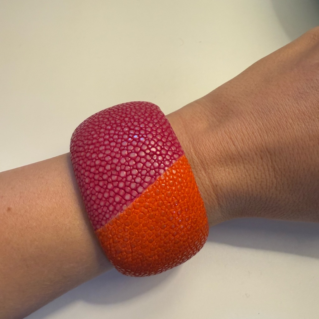 Colorful Pink And Orange Bracelet